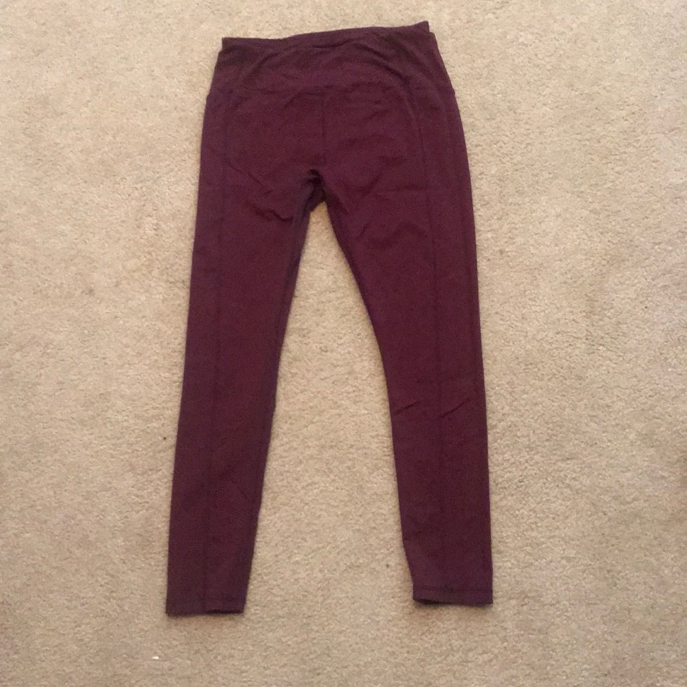 Queenie KB Maroon Leggings